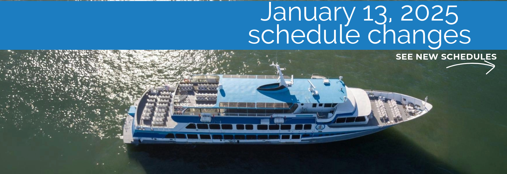 January 2025 Golden Gate Ferry Schedule Changes